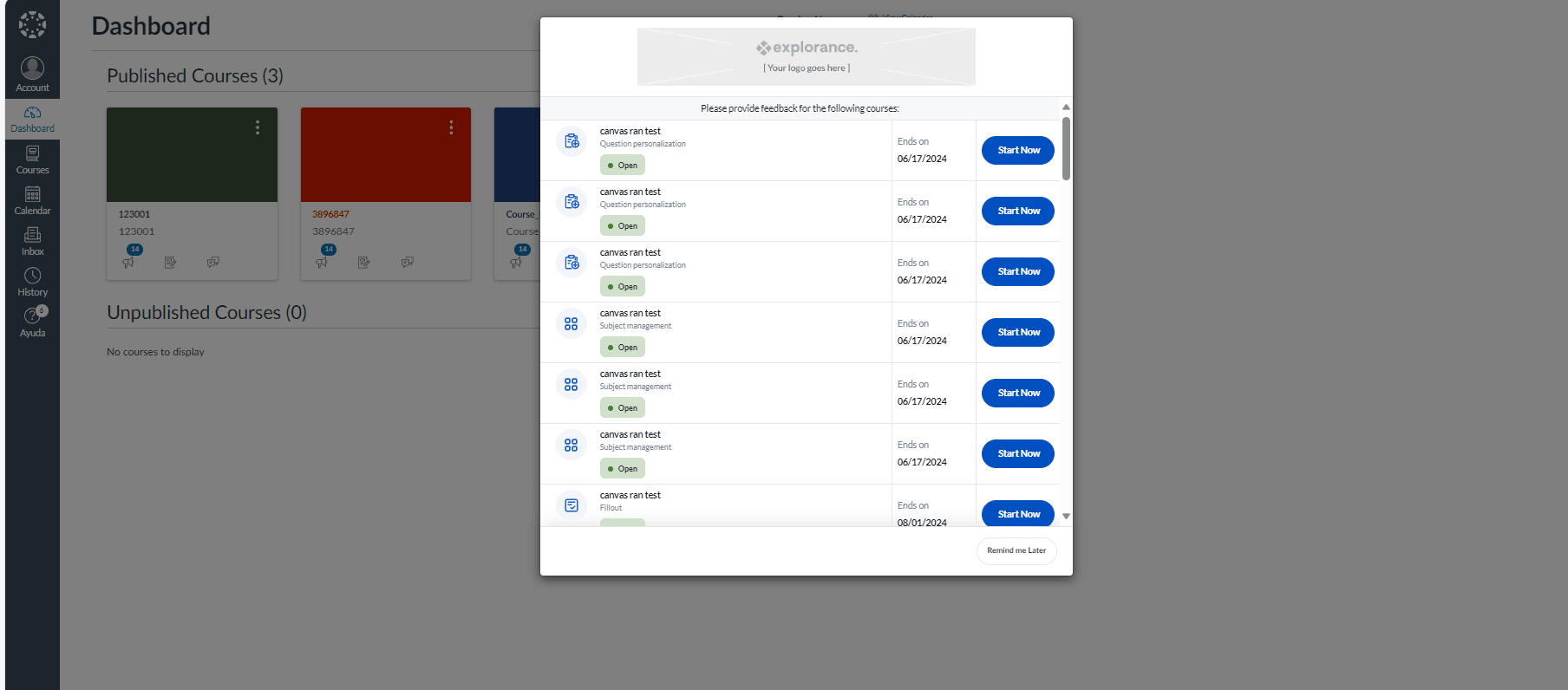 Task list customizations