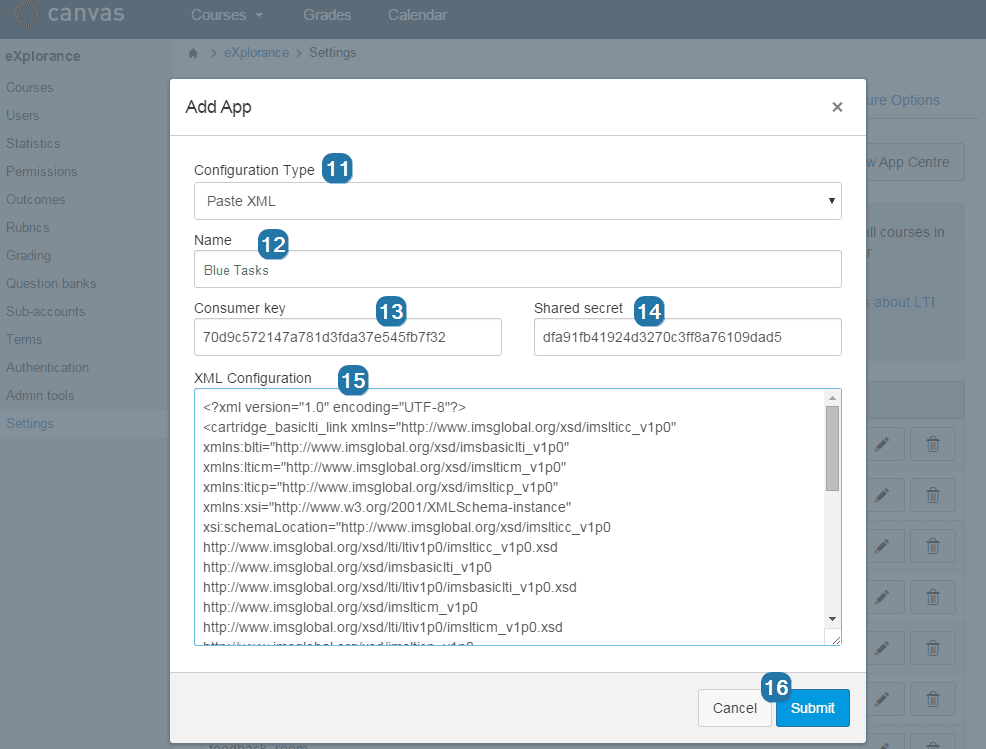 Canvas Add App