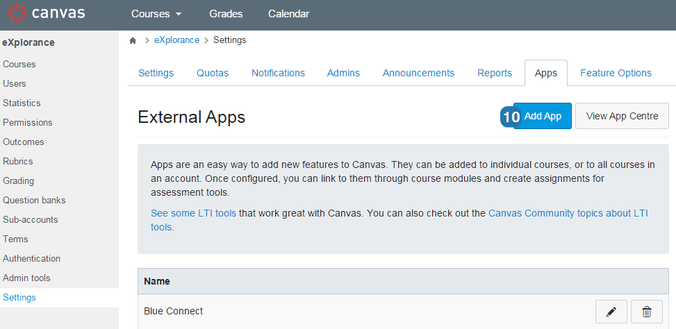 External apps