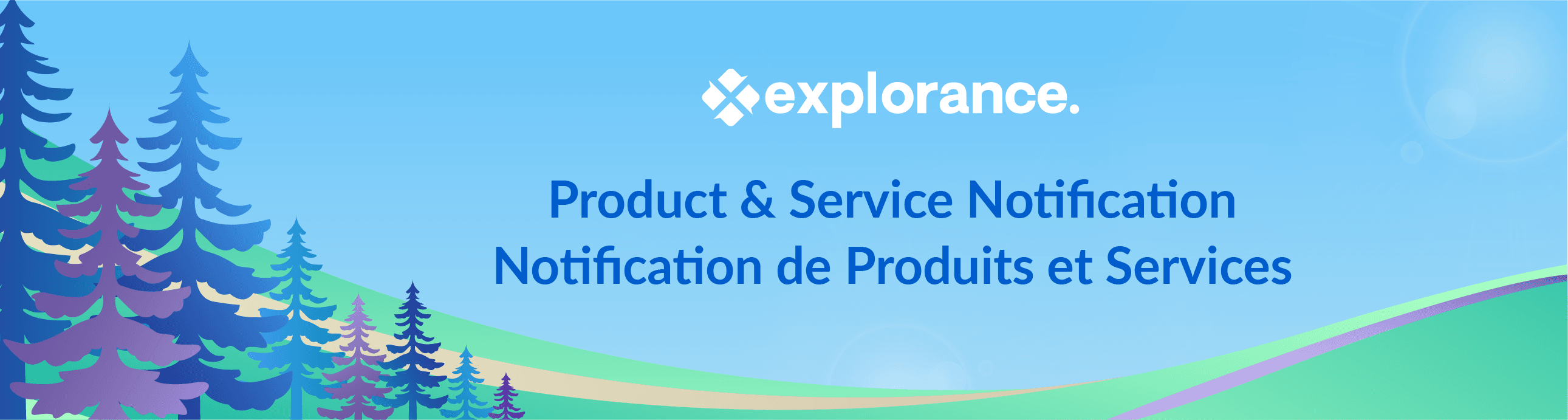 Product notice banner