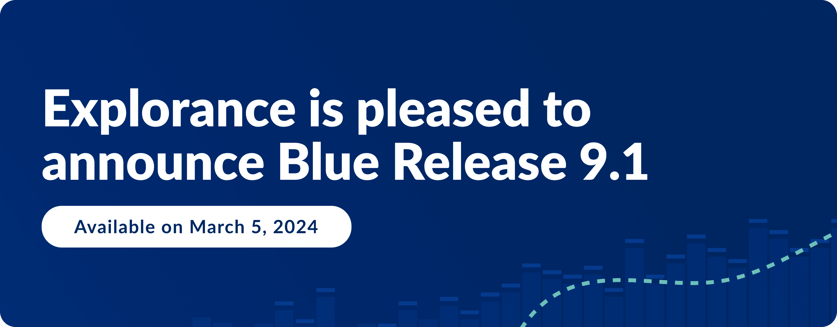 Blue 9.1 release banner