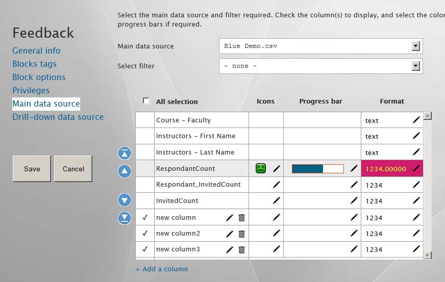 Main datasource
