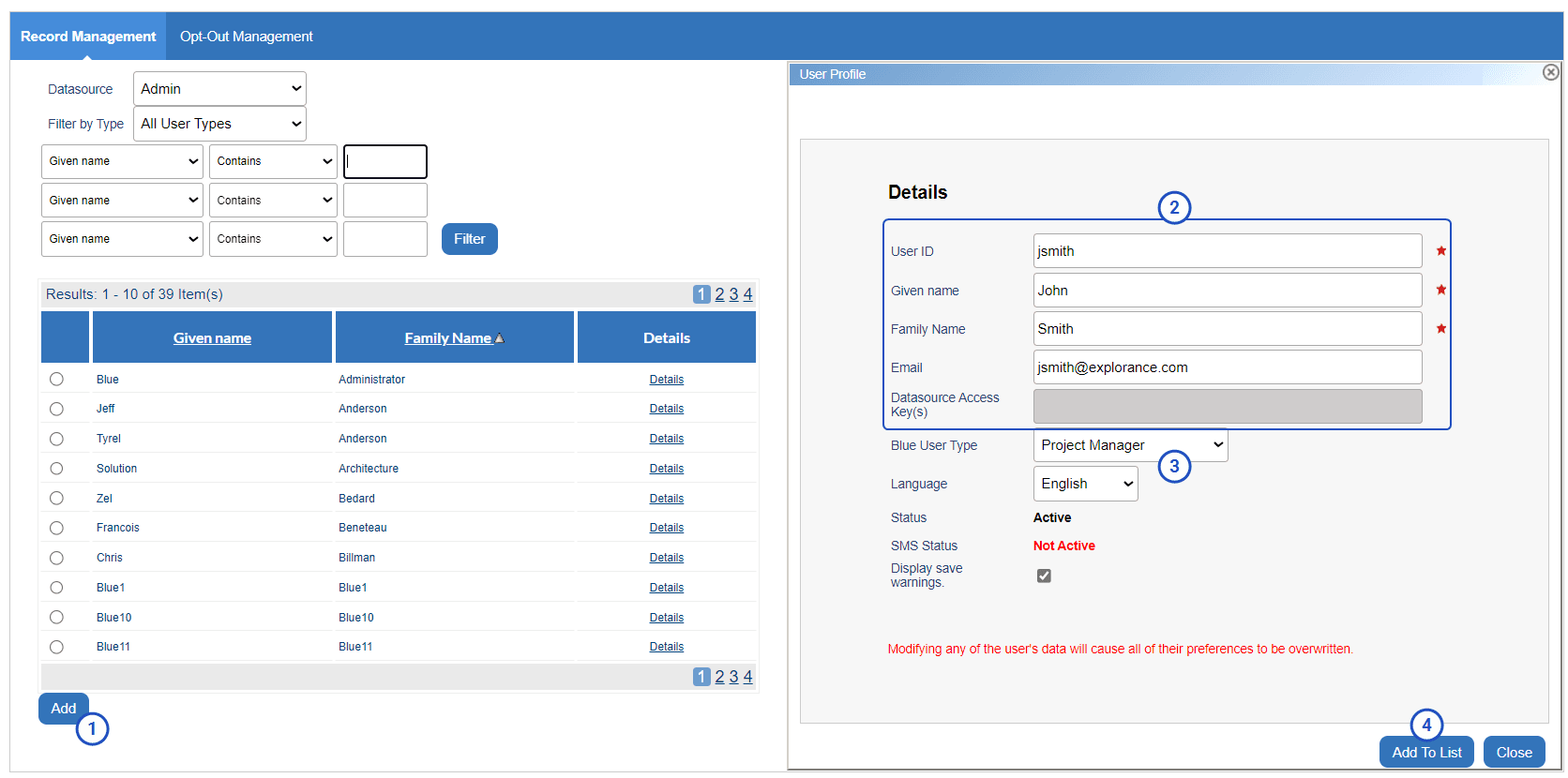 Create project manager