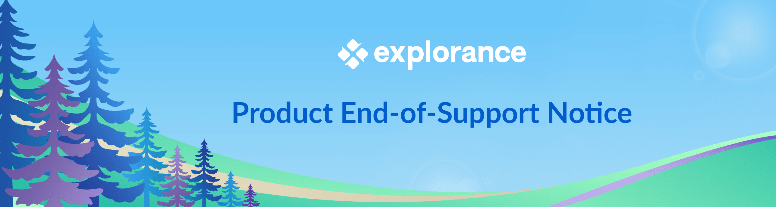 Product notice banner