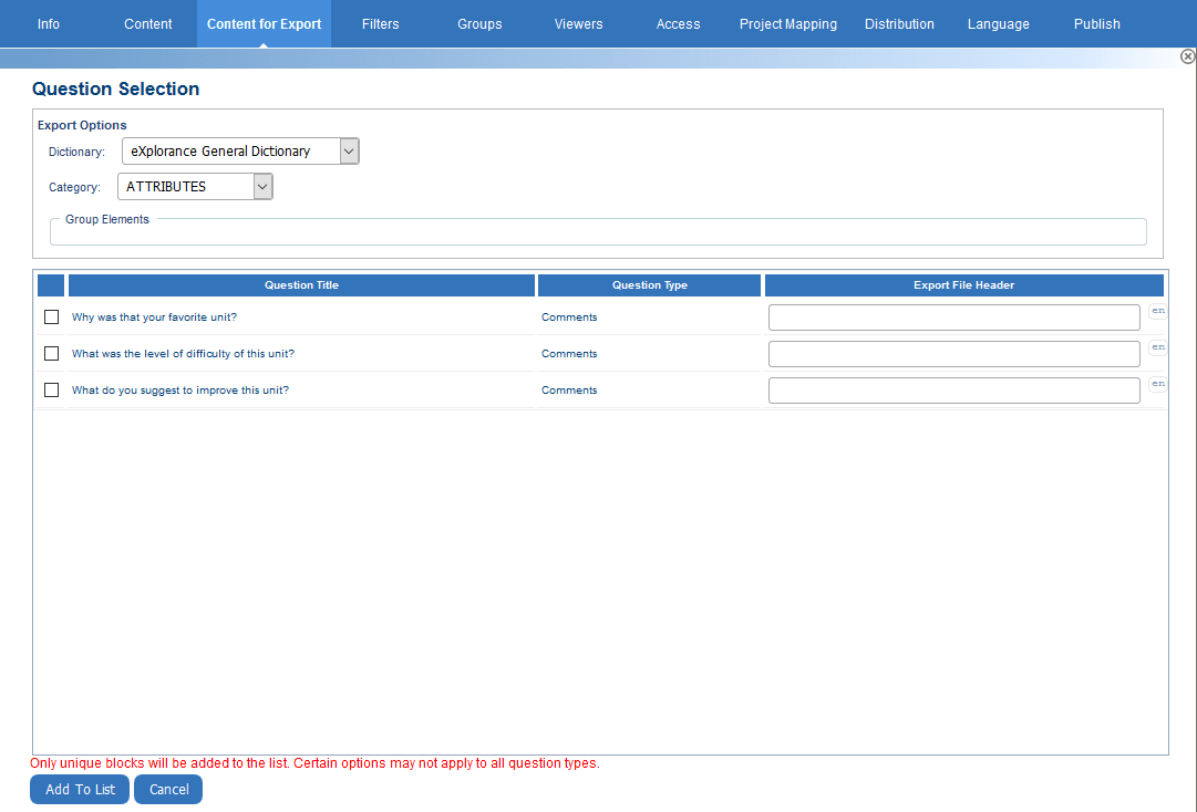 Text analytics report block