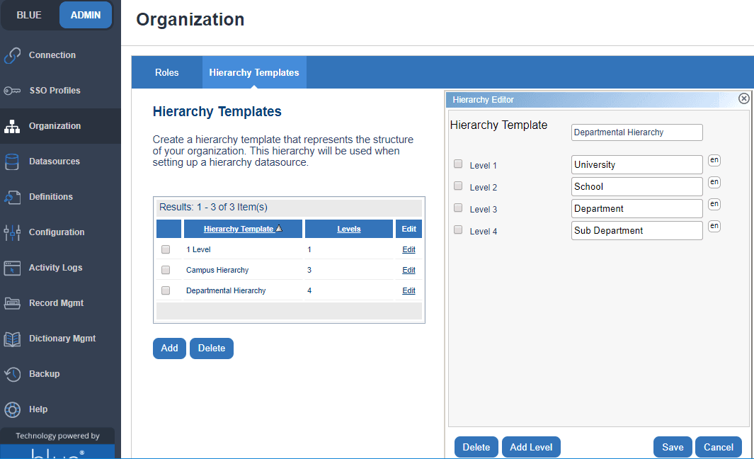 hierarchytemplates