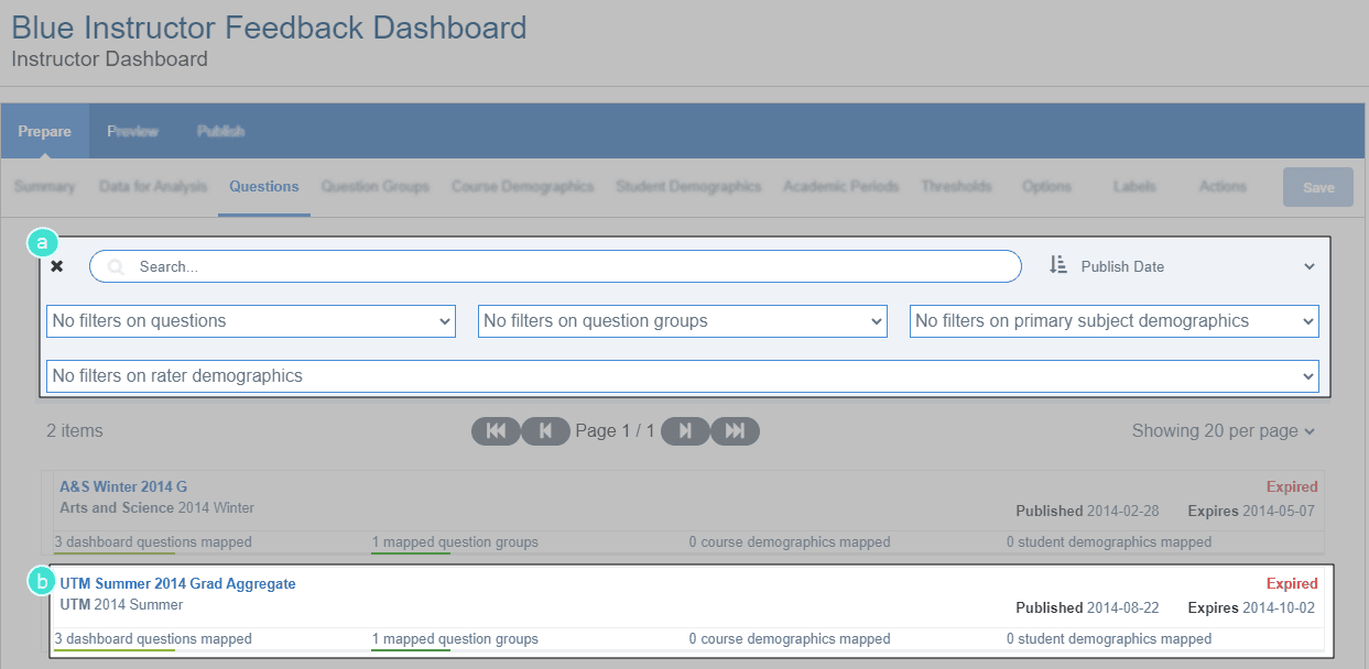 Add project to dashboard