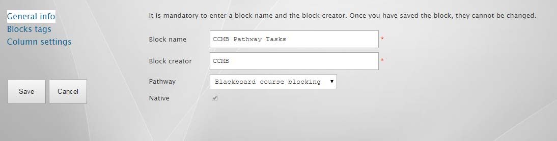 Pathway general info