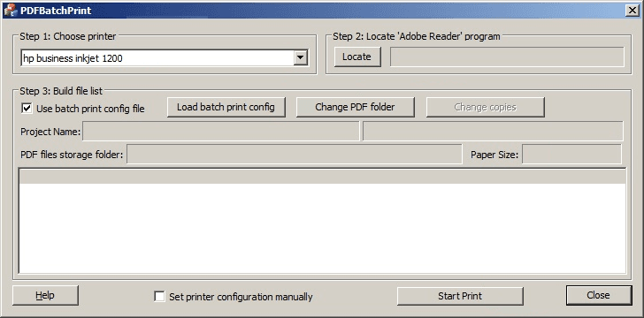 PDF Batch print utility