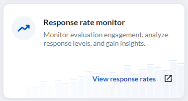 Response rate monitor widget