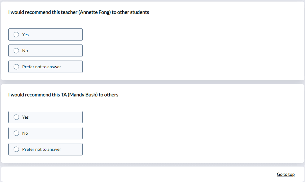 secondary selection group fotask questions