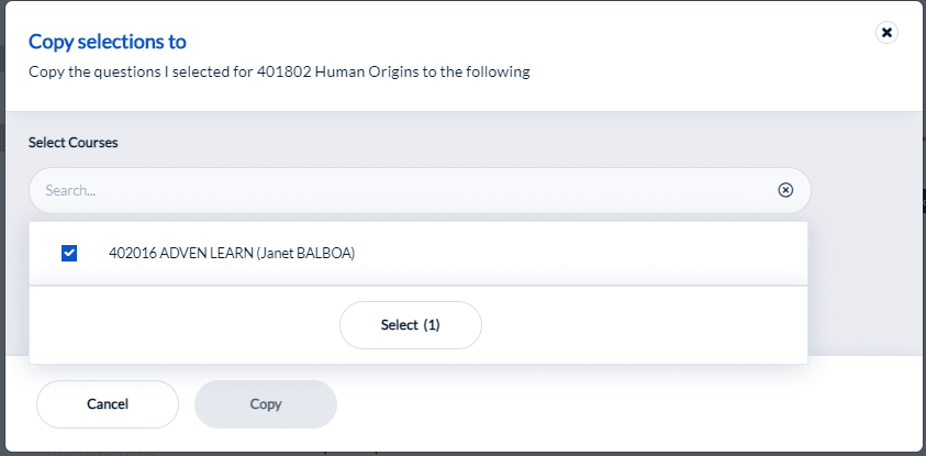 Task listing for QP